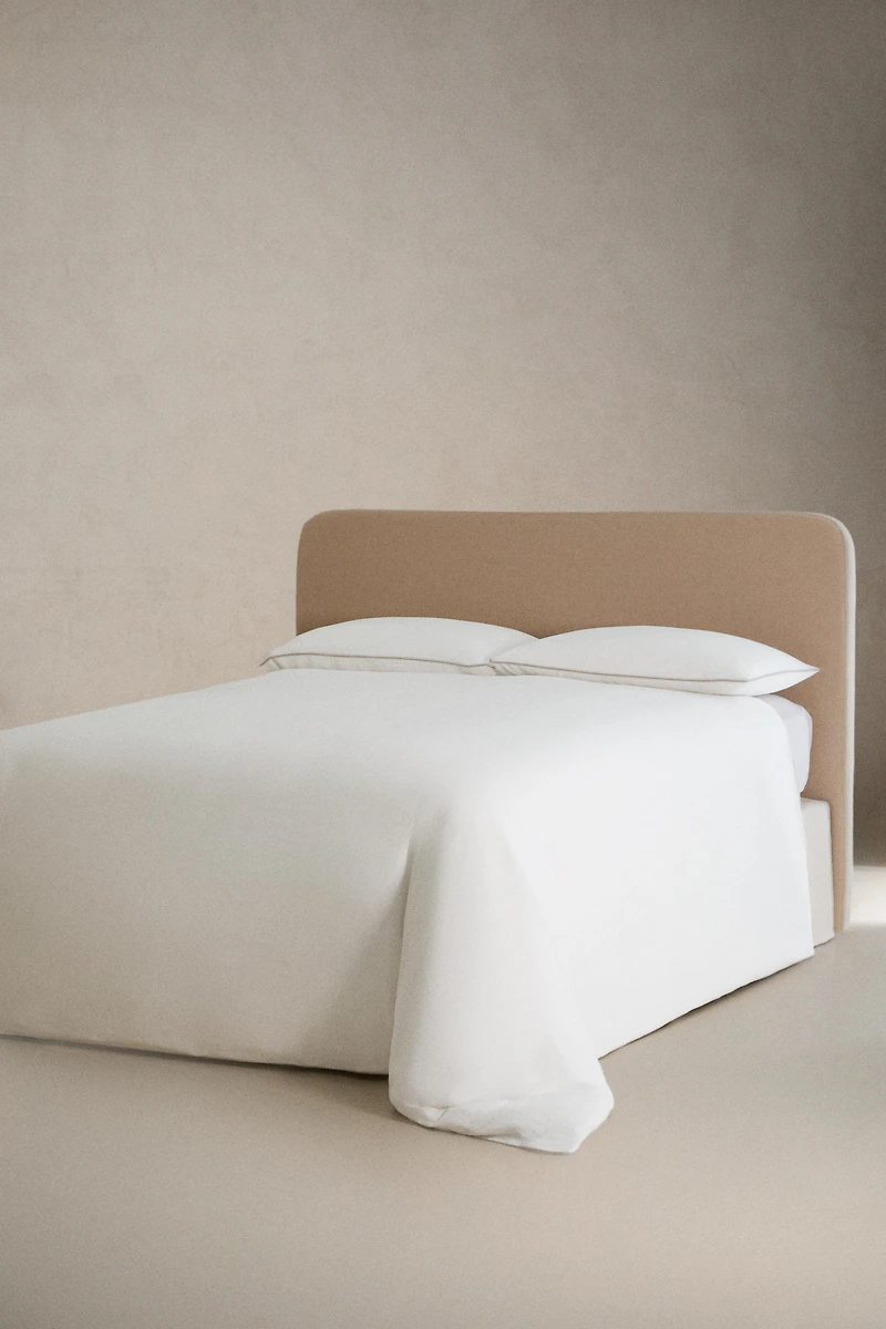 ENSEMBLE HOUSSE DE COUETTE ET TAIES D'OREILLER CHANVRE