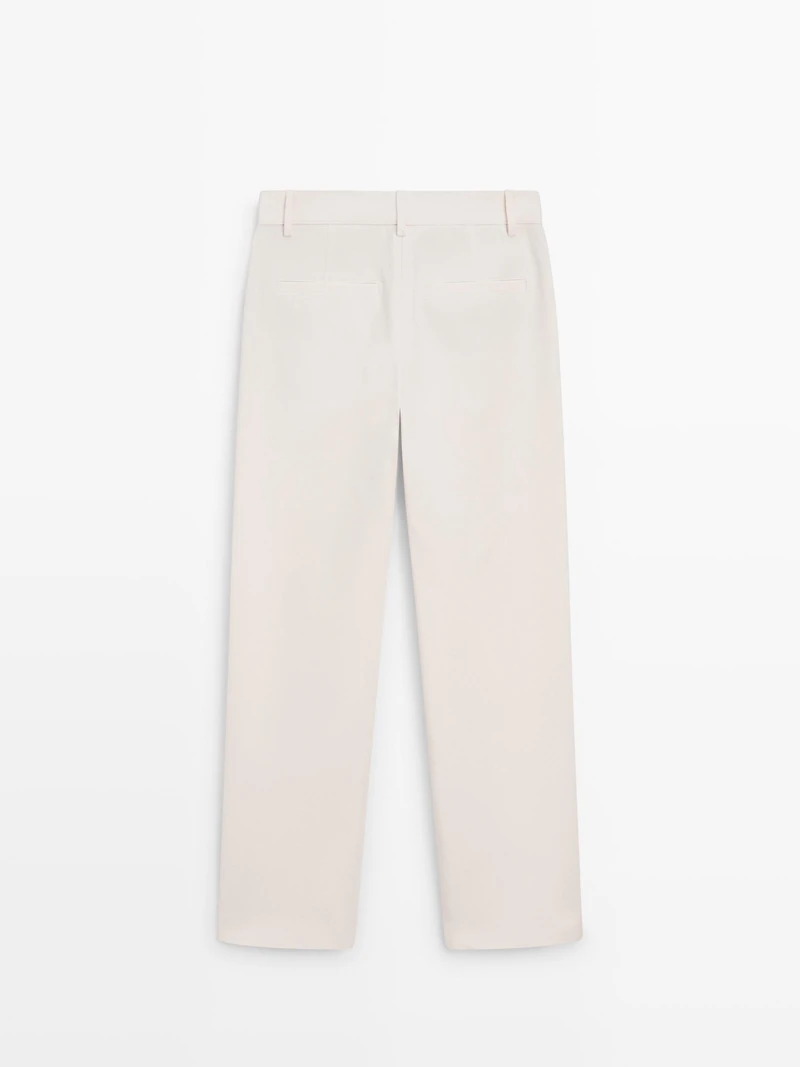 Straight-leg technical trousers