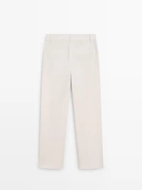 Straight-leg technical trousers
