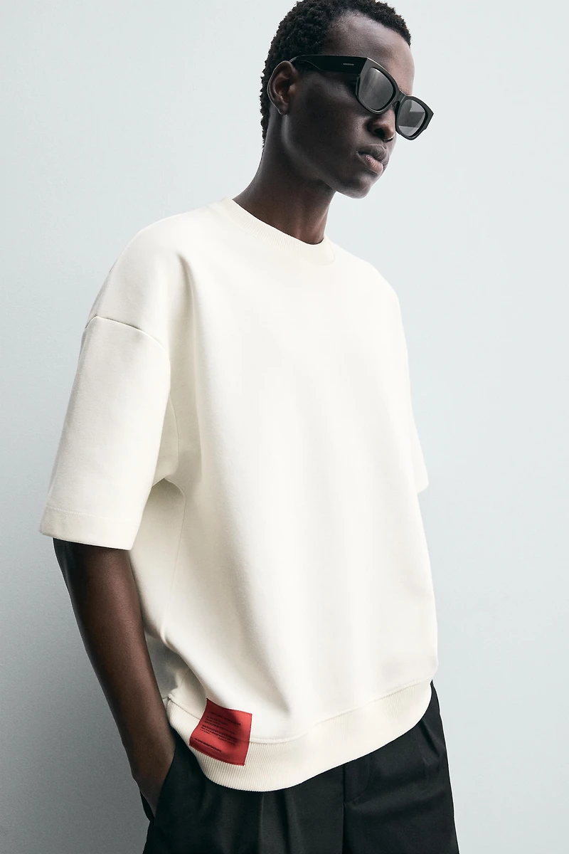 INTERLOCK TECHNICAL LABEL SWEATSHIRT