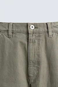 WASHED EFFECT CARPENTER PANTS