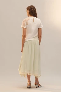 LIMITED EDITION RUFFLED LACE SKIRT