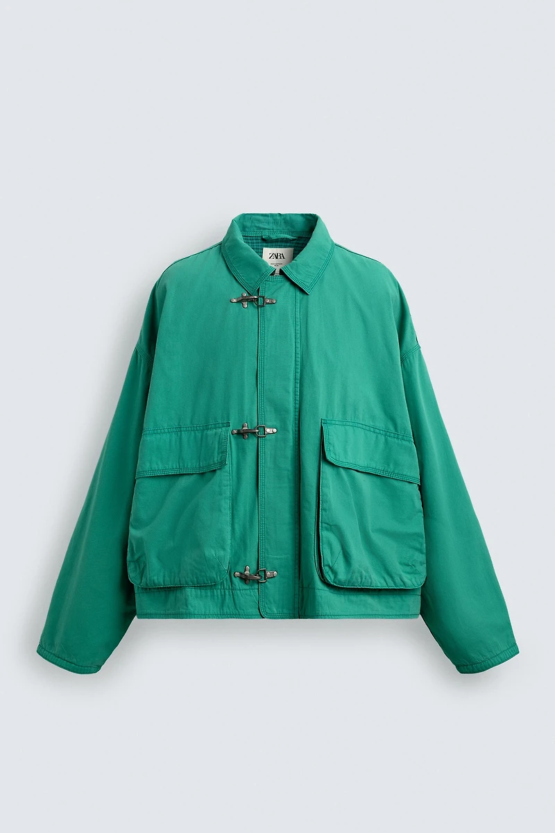 BOXY FIT FIREMAN CLASP JACKET