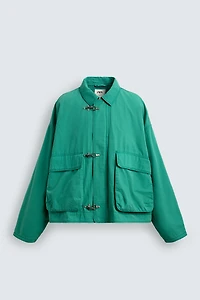 BOXY FIT FIREMAN CLASP JACKET