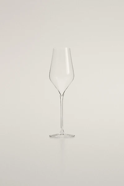 PLAIN CRYSTALLINE FLUTE GLASS