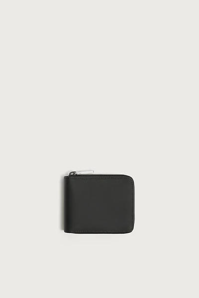 RUBBERIZED ZIP WALLET