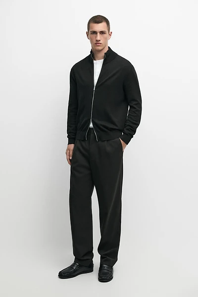 100% cotton knit cardigan