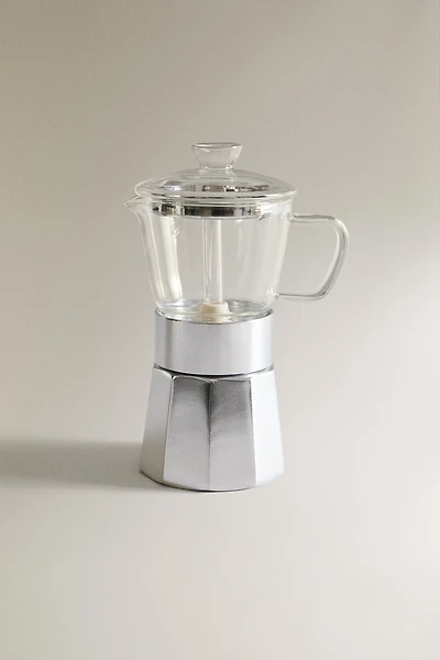 CAFETIÈRE ITALIENNE BOROSILICATE 6 TASSES
