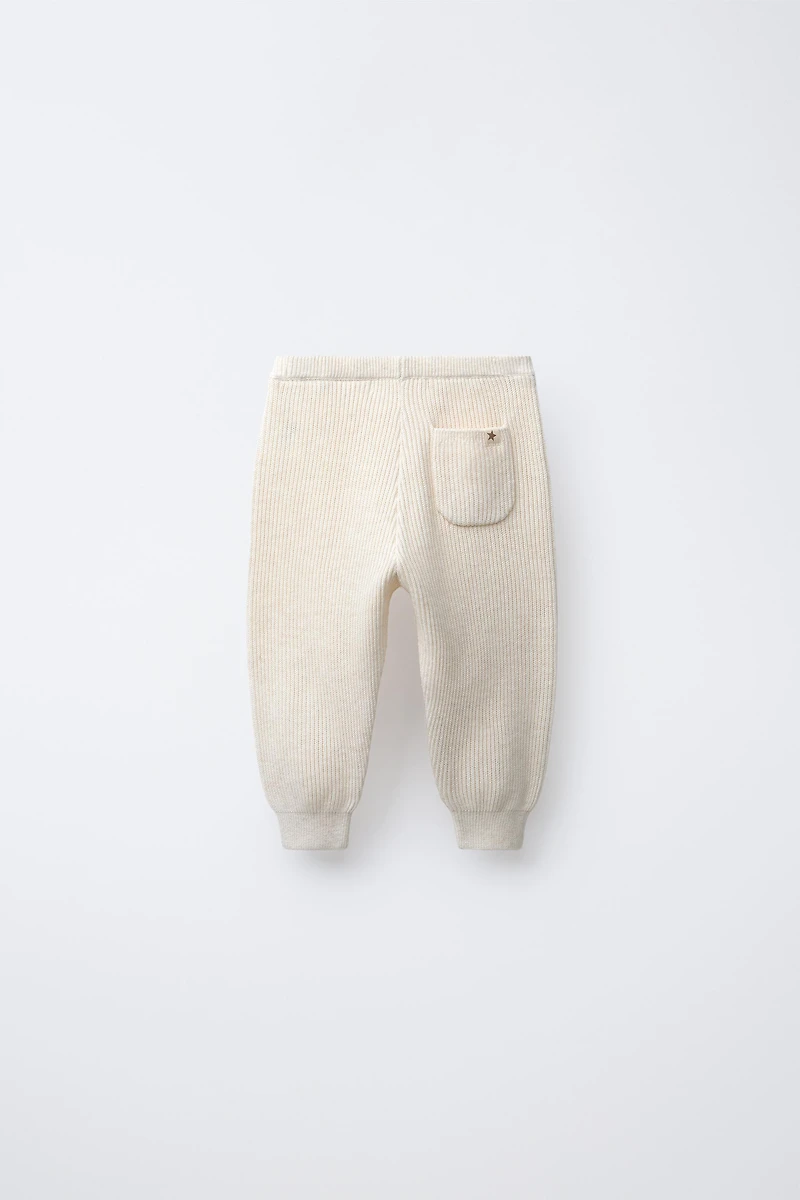 PANTALON DE JOGGING EN MAILLE