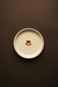 ASSIETTE À PAIN GRÈS MOTIF NOËL