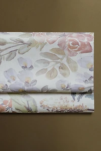 FLORAL PRINT SATEEN FLAT SHEET