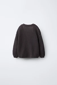 GILET EN MAILLE ÉPAISSE