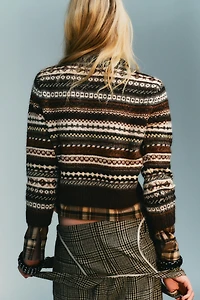 JACQUARD KNIT JUMPER