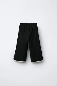 CONTRAST BOW SOFT TOUCH CULOTTES