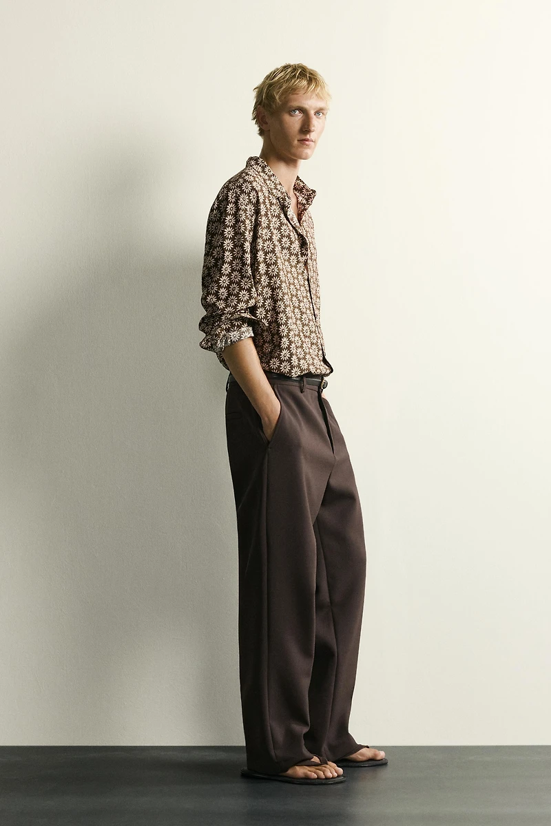 DAISY PRINT FLOWY SHIRT
