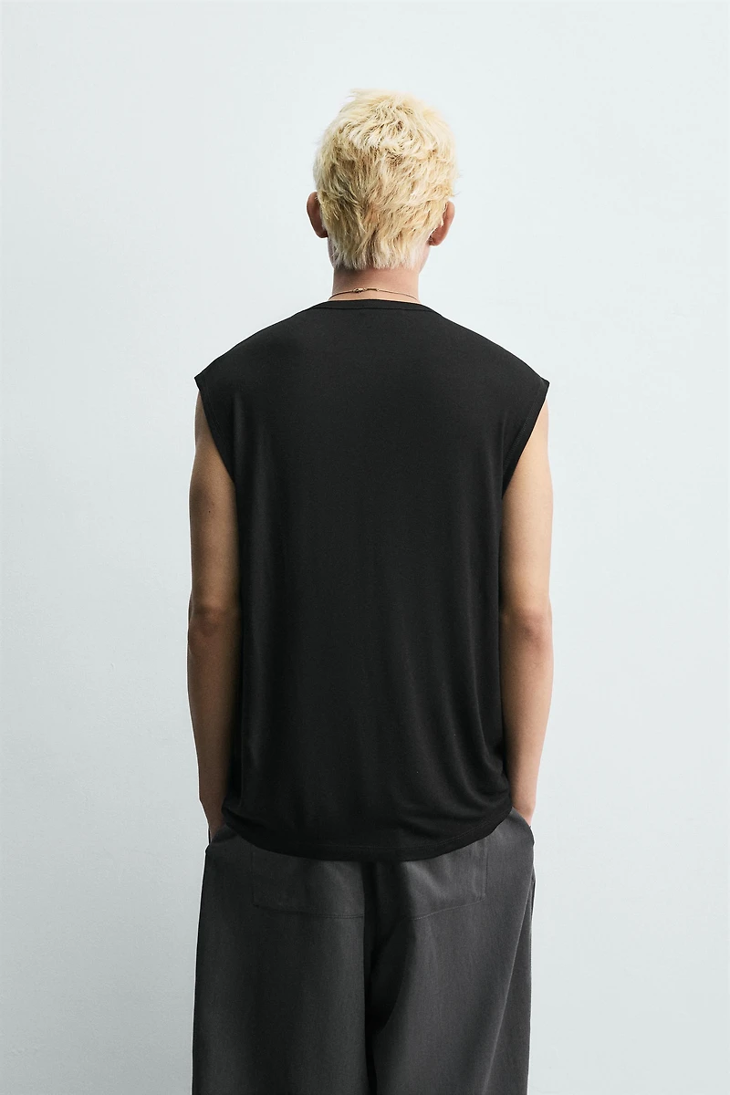 DÉBARDEUR RELAXED FIT 100% BAMBOU