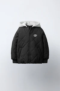 COMBINATION HOODIE PUFFER JACKET