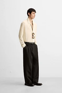 CHEMISE STRUCTURÉE SEMI-TRANSPARENTE