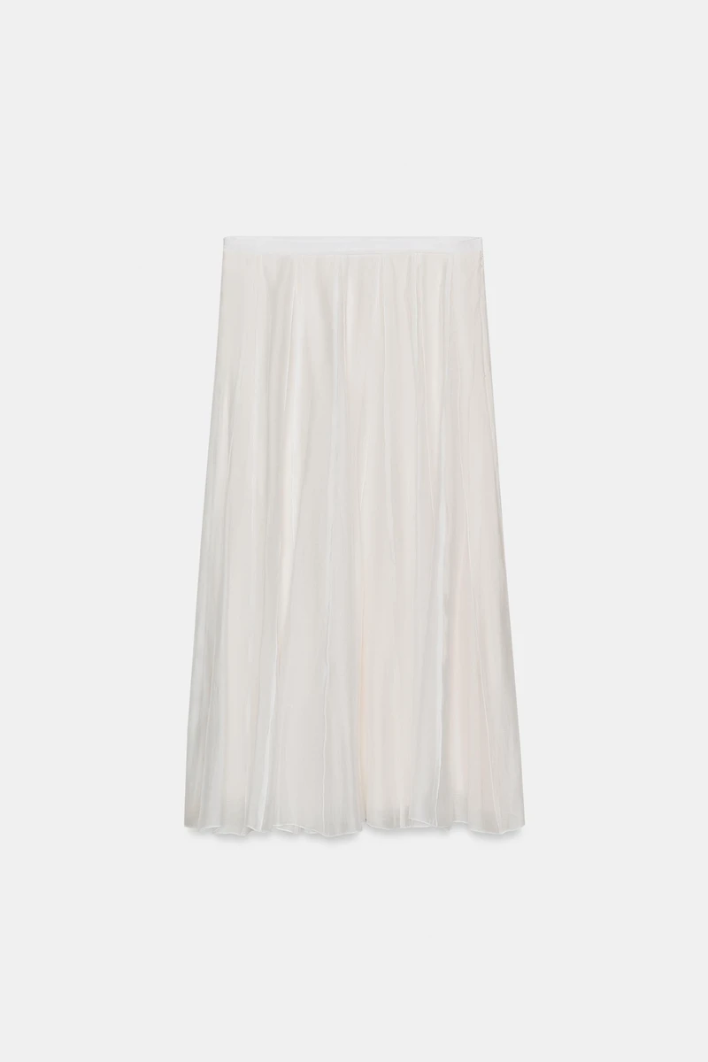 FLOWY COMBINATION SKIRT ZW COLLECTION