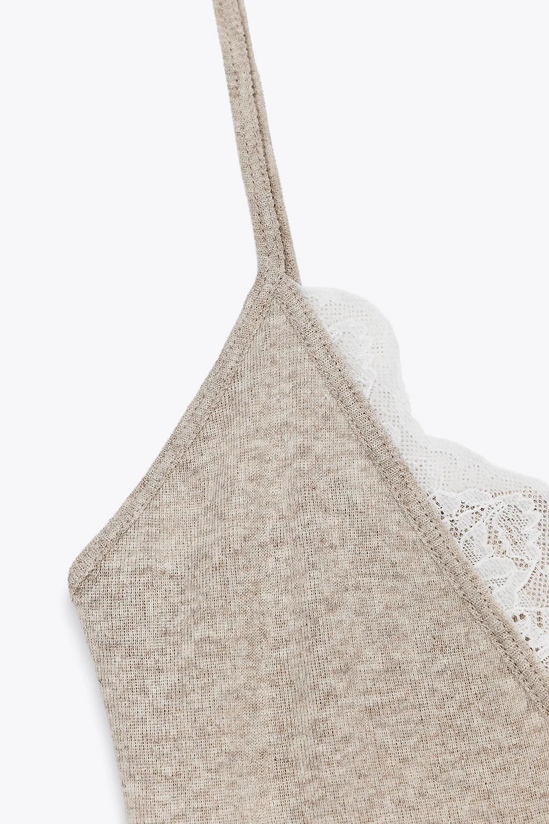 LACE STRAPPY TOP
