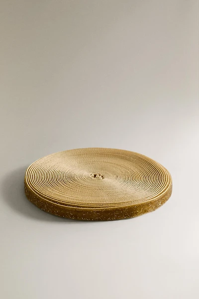 RUBAN CADEAUX VELOURS BRILLANT NOËL