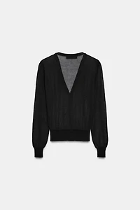 SEMI-SHEER CARDIGAN