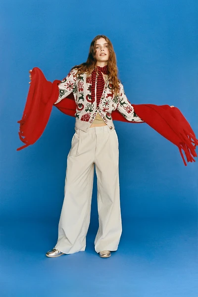 GILET EN MAILLE JACQUARD NOËL