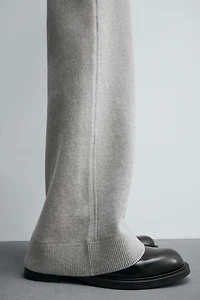 KNIT WIDE FIT PANTS