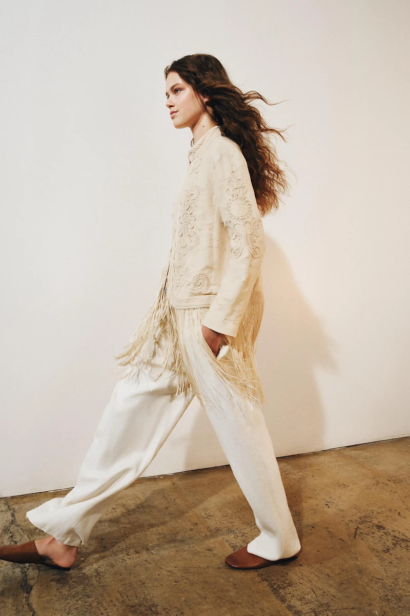 ZW COLLECTION FRINGED JACKET