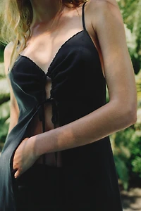 TOP LONG STYLE LINGERIE AVEC LIN