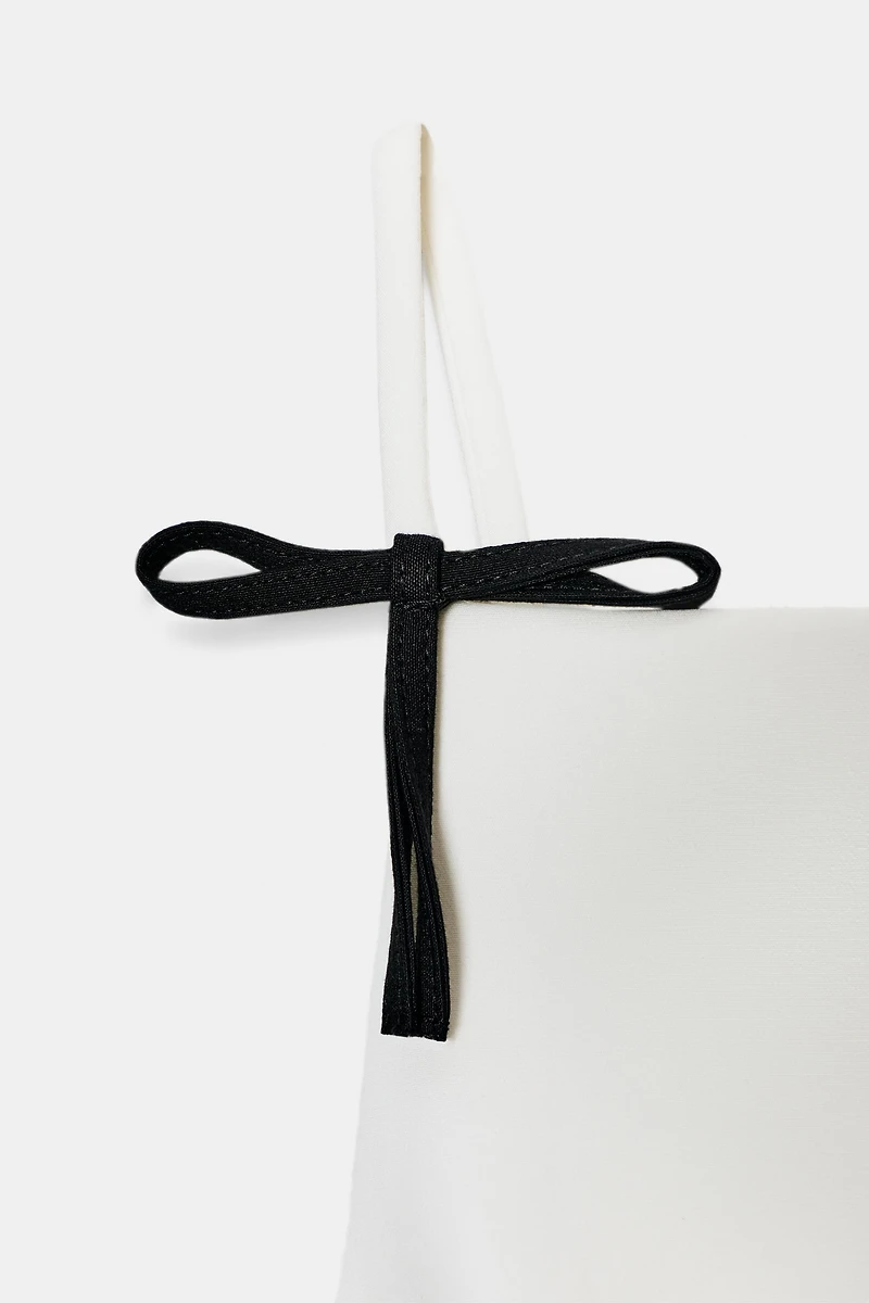 BOW STRAP TOP