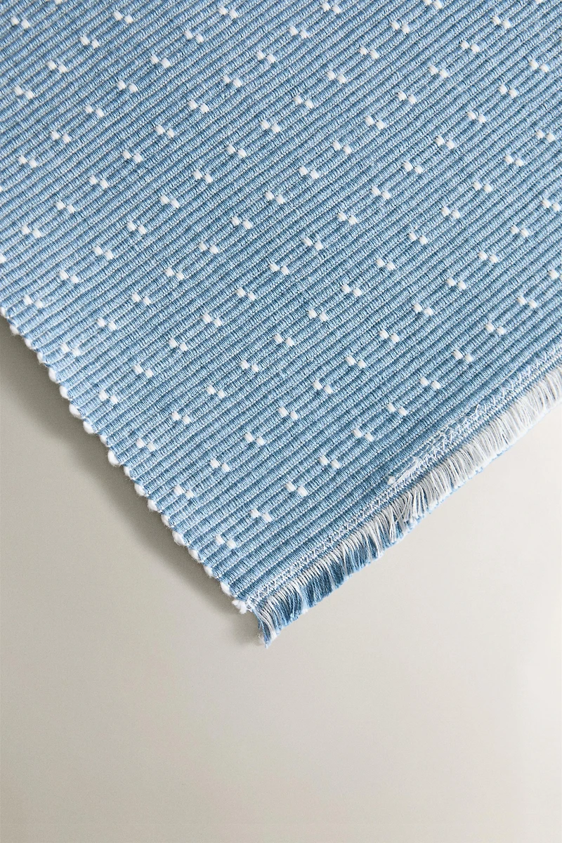 RIBBED DOTTED PLACEMAT