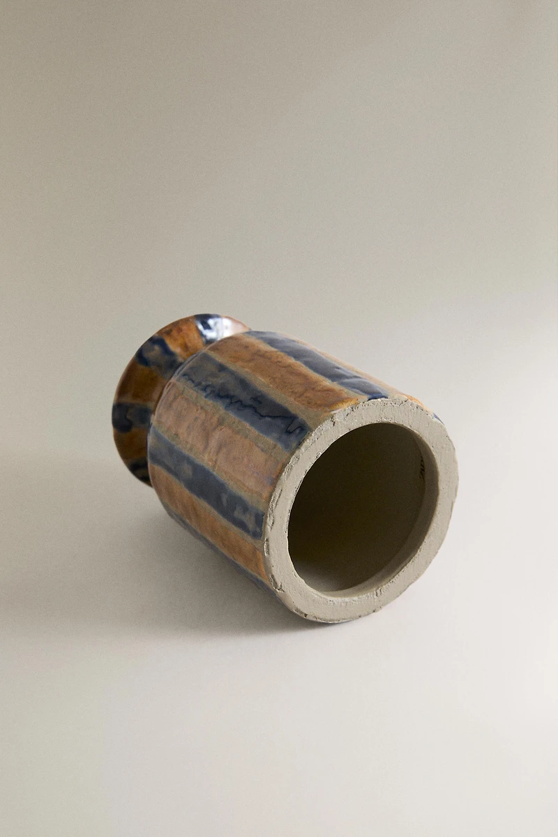 STRIPED CERAMIC REED DIFFUSER TRIM