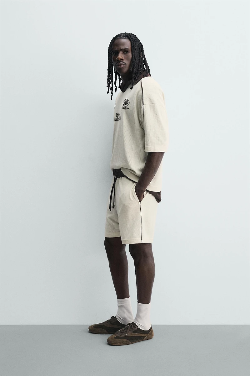 RETRO CONTRAST SOCCER SHORTS