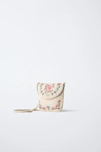 EMBROIDERED CROSSBODY BAG