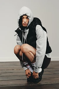 GILET SANS MANCHES MATELASSÉ COMBINÉ