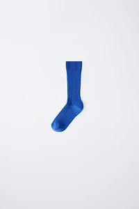 CHAUSSETTES MI-HAUTES CANNELÉES
