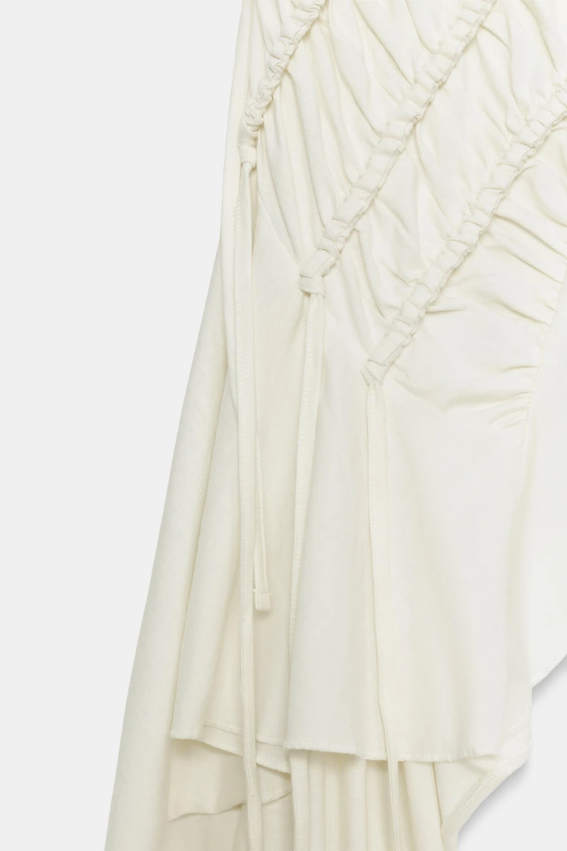 TOP ASYMÉTRIQUE À PLIS