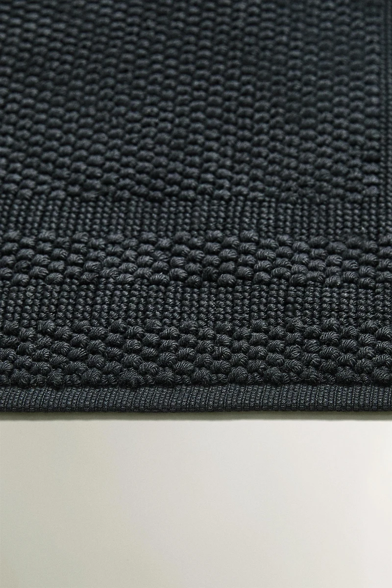 NON-SLIP COTTON BATH MAT