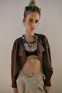 LINEN WRAP JACKET