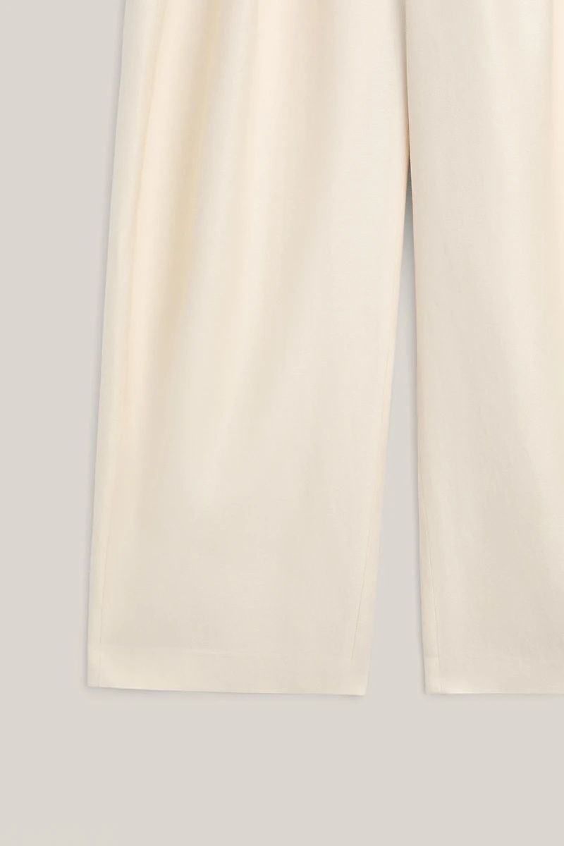 Pantalon large détail plissé - LIMITED EDITION