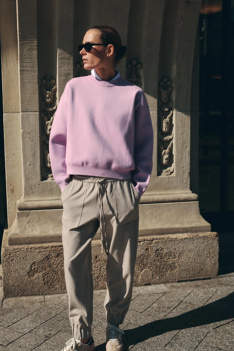 CUFFED HEM PANTS