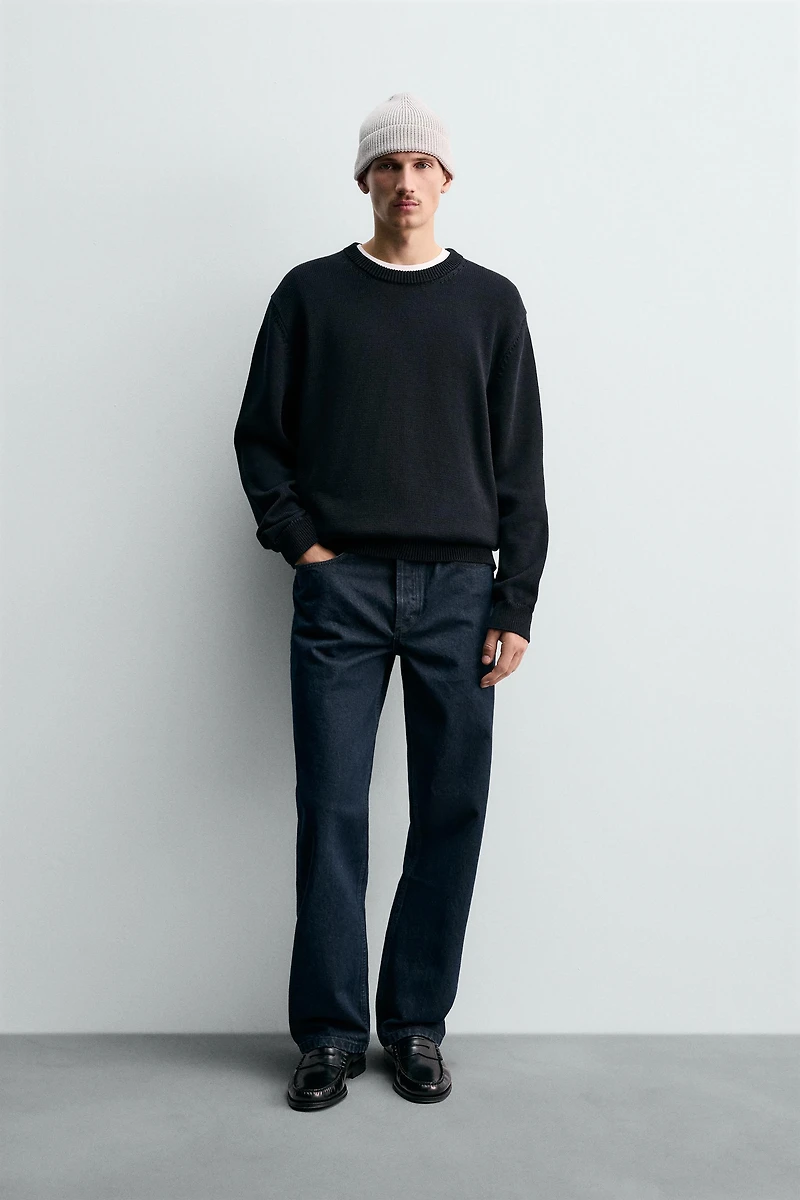 PULL REGULAR FIT EN COTON