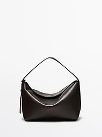Small nappa leather shoulder bag