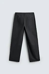 PANTALON STRAIGHT FIT DÉLAVÉ