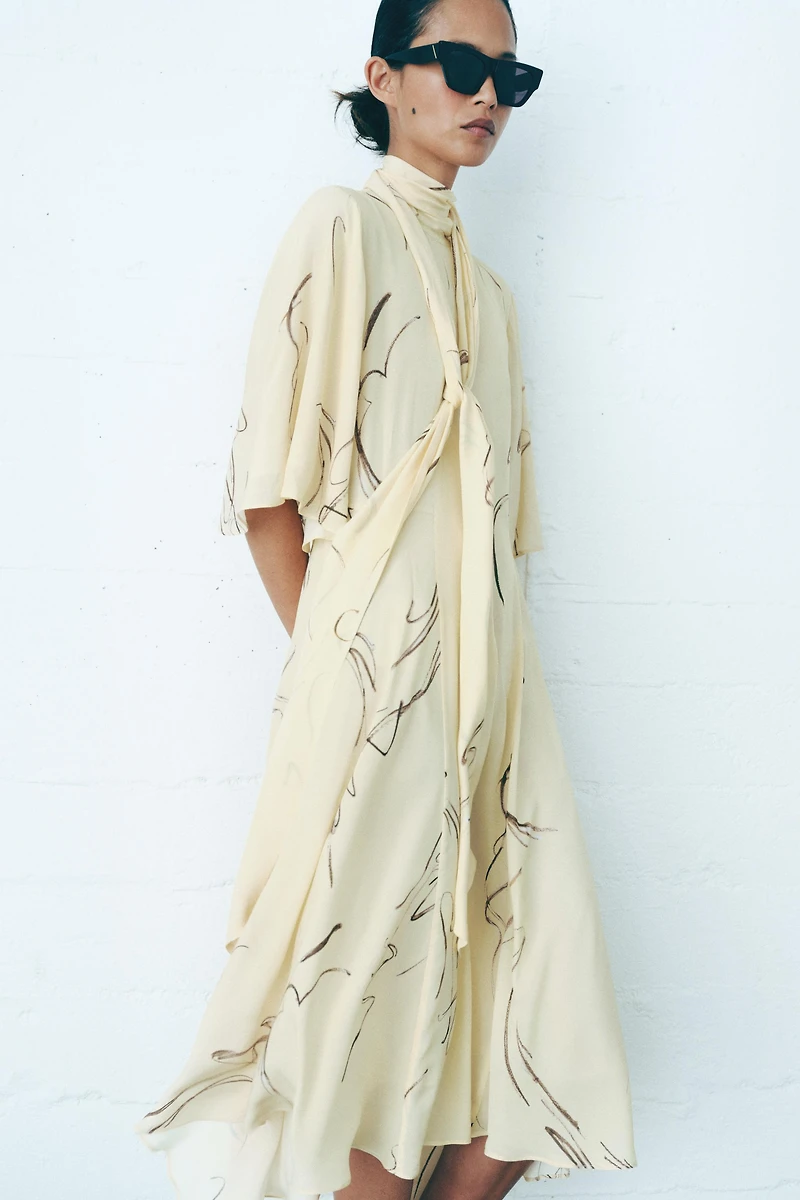 ROBE IMPRIMÉE À NŒUDS ZW COLLECTION