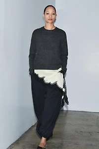 ZW COLLECTION PINSTRIPE BALLOON PANTS