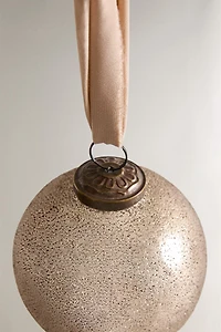 AGED CHRISTMAS TREE BALL ORNAMENT