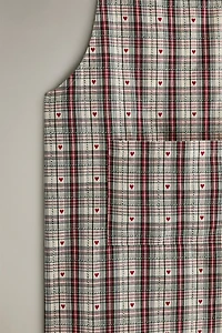 CHRISTMAS HEARTS PATTERN APRON