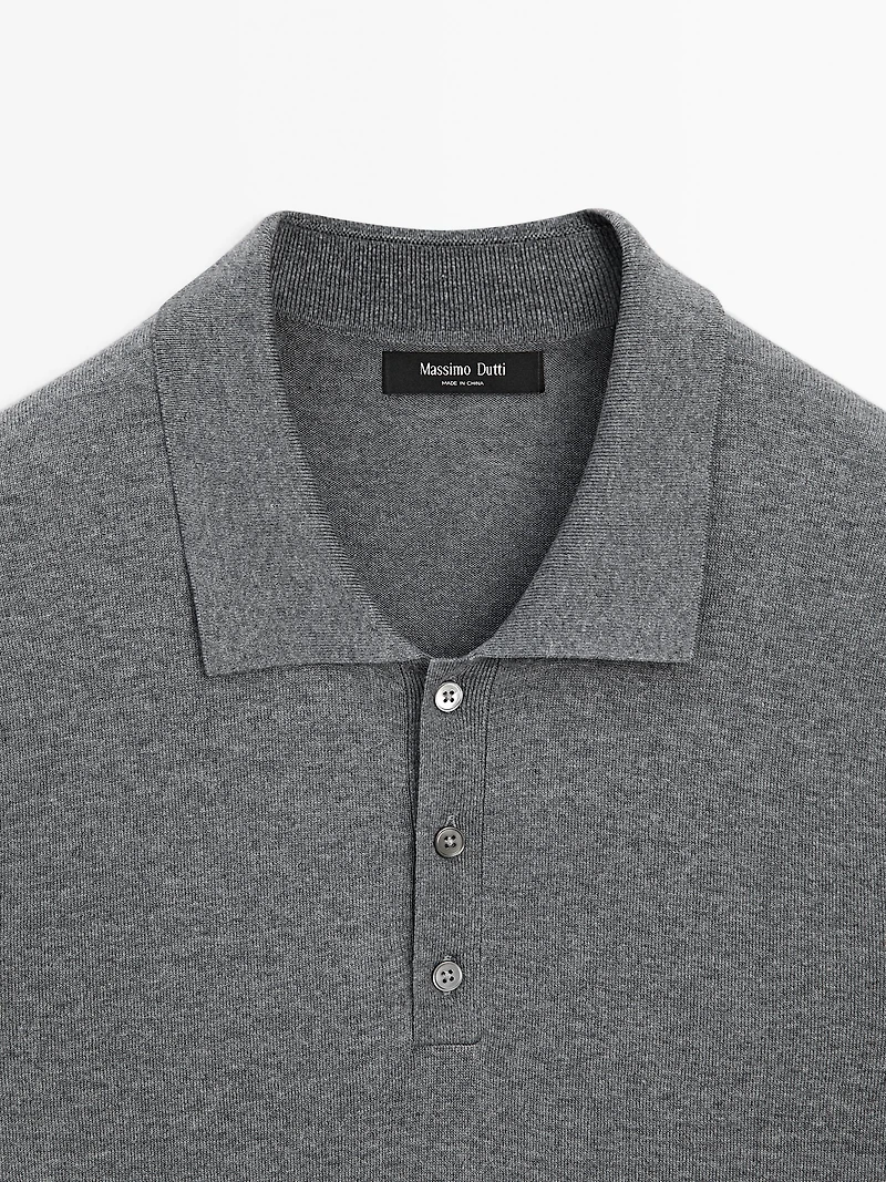 Polo en maille de coton